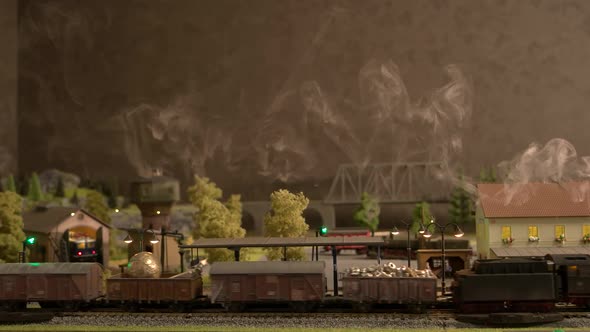 Train Station of a Miniature Train. alt