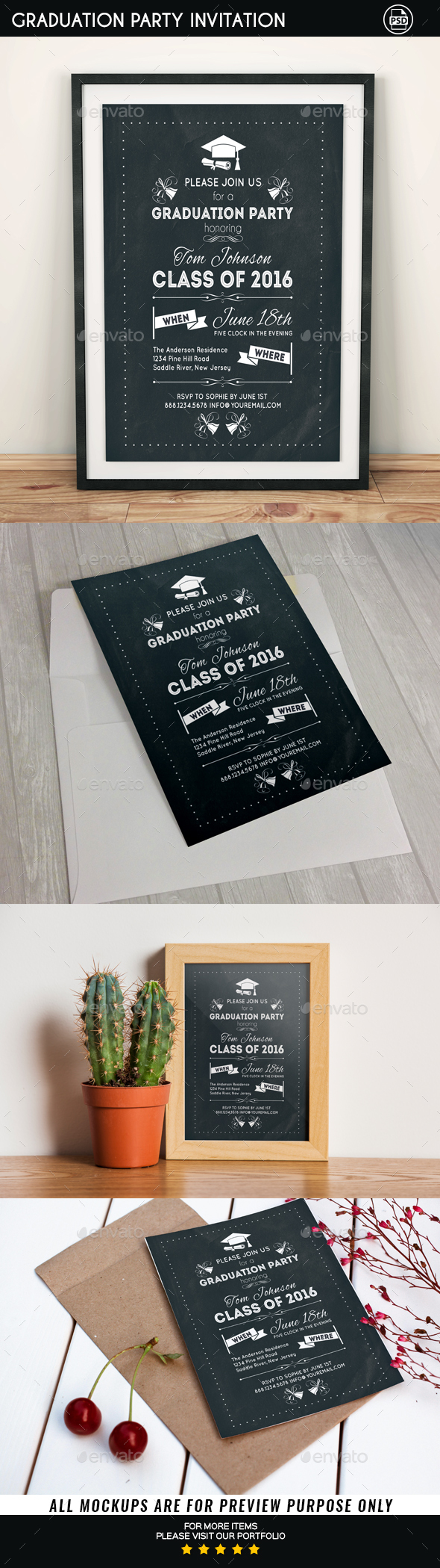 Graduation Party Invitation - Invitations Cards & Invites