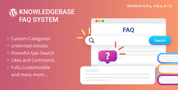 Knowledgebase/FAQ Plugin for WordPress - CodeCanyon Item for Sale
