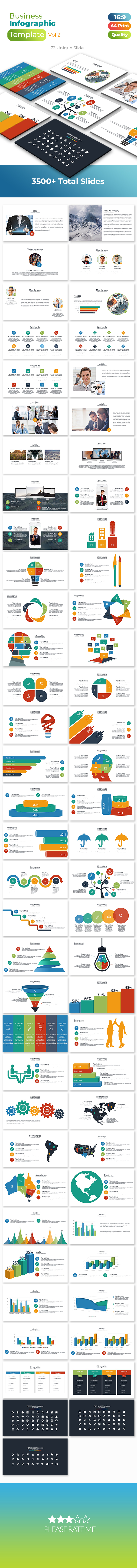 Info Graphic Business PowerPoint Template - Business PowerPoint Templates