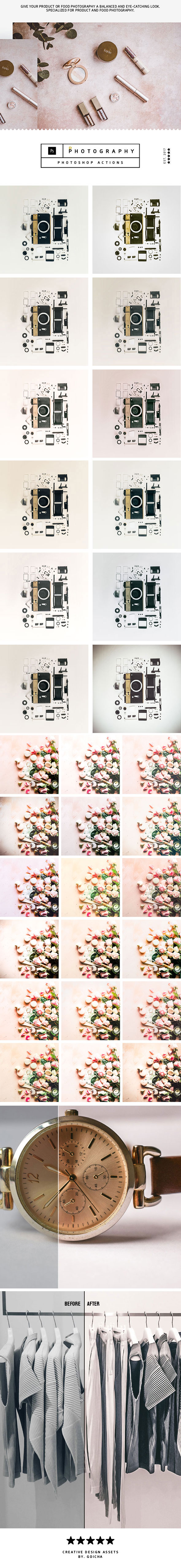 Product Photography Presets
- Photo Effects Actions