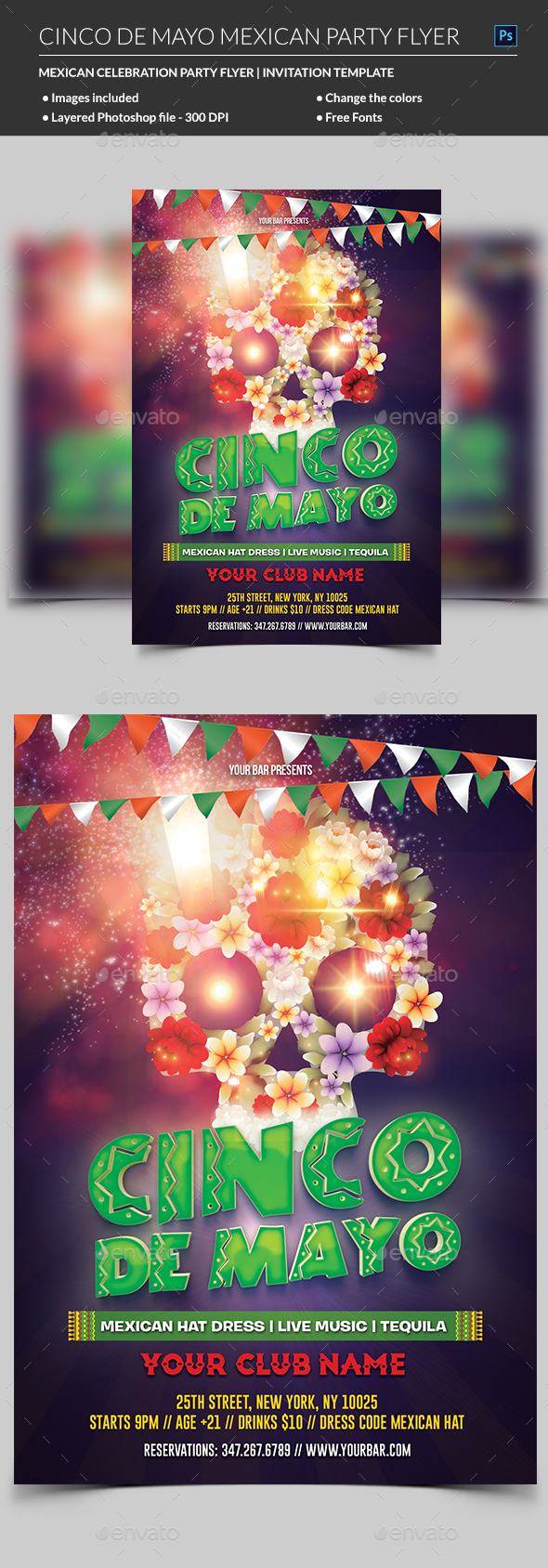Cinco de Mayo Flyer - Events Flyers