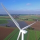 Aerial View on Wind Power, Turbine - VideoHive Item for Sale