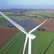 Aerial View on Wind Power, Turbine - VideoHive Item for Sale
