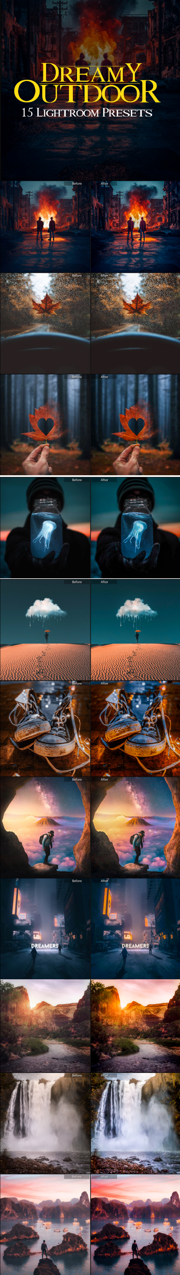 15 Dreamy Outdoor Lightroom Presets - Landscape Lightroom Presets