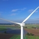 Aerial View on Wind Power, Turbine - VideoHive Item for Sale