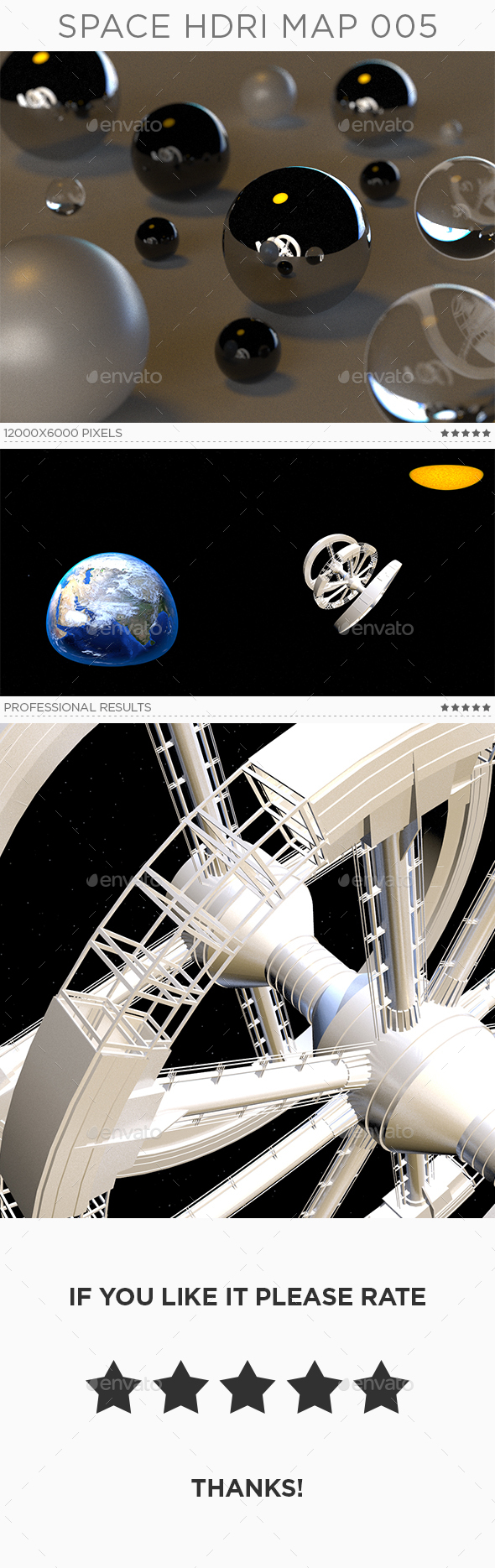 Space HDRi Map 005 - 3DOcean Item for Sale
