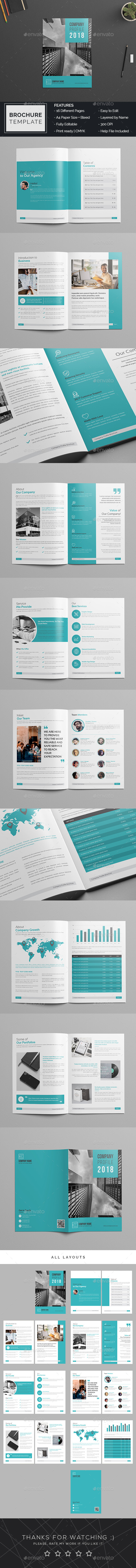 Company Profile - Brochures Print Templates