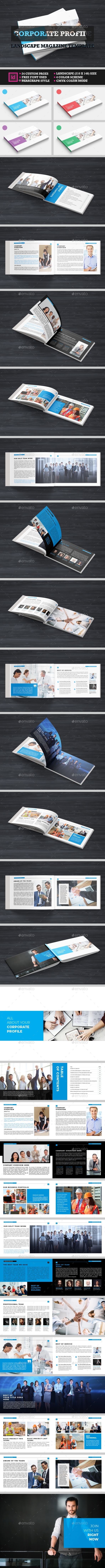 Corporate Profile Magazine - Corporate Business Cards