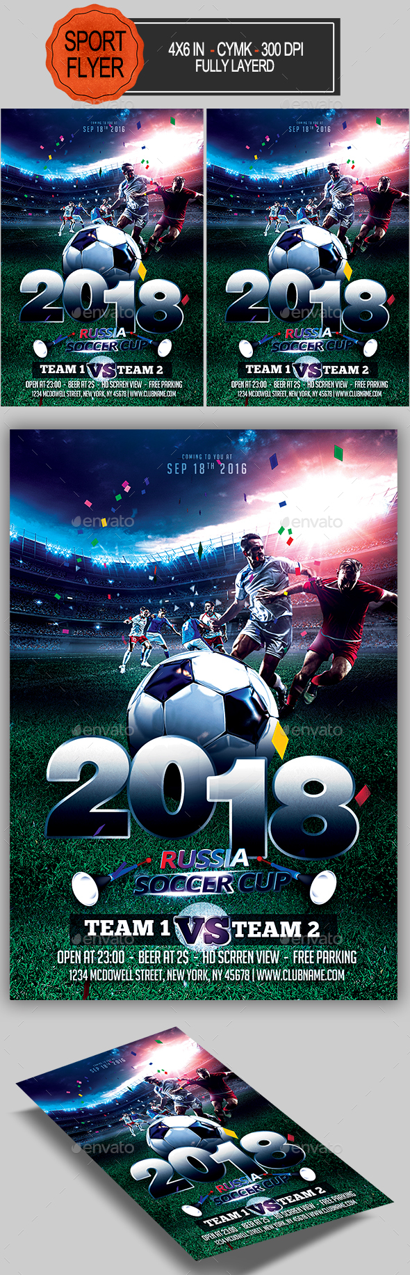 Soccer Cup Flyer - Sports Events