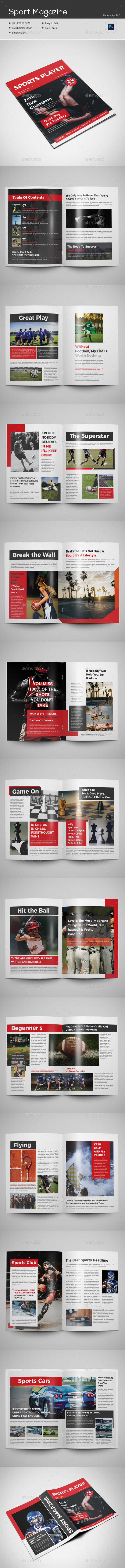 Sport Magazine - Magazines Print Templates