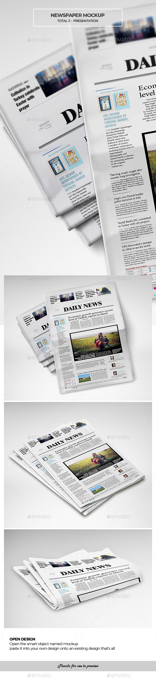 NewsPaper Mockup - Miscellaneous Print