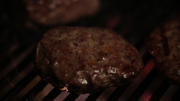 Burger Cooking Food, Meat, Barbecue, Grill, Hamburger, Burger, Bbq, Beef,