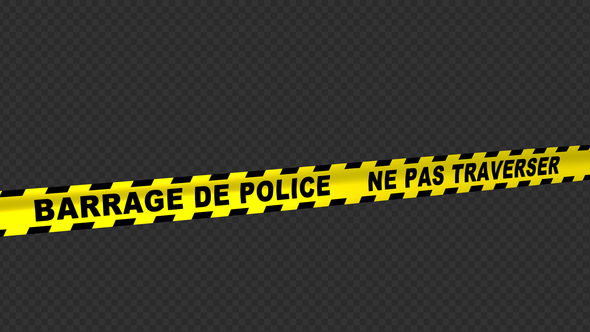 Police Line - French Text