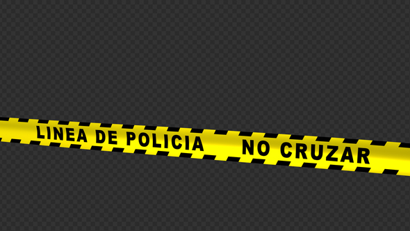 Police Line - Spanish Text - 4K