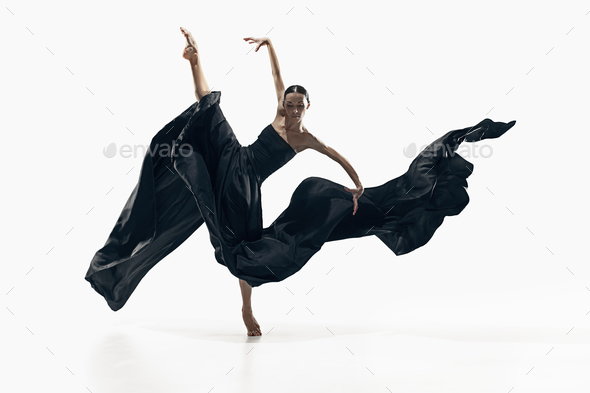 Aerobics fitness woman exercising isolated in full body. - Stock Photo - Images
