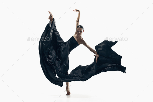 Aerobics fitness woman exercising isolated in full body. - Stock Photo - Images