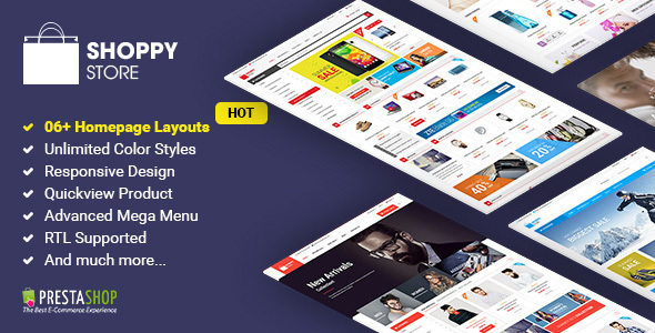 Shoppy Store - Responsive PrestaShop Theme by skyoftech | ThemeForest