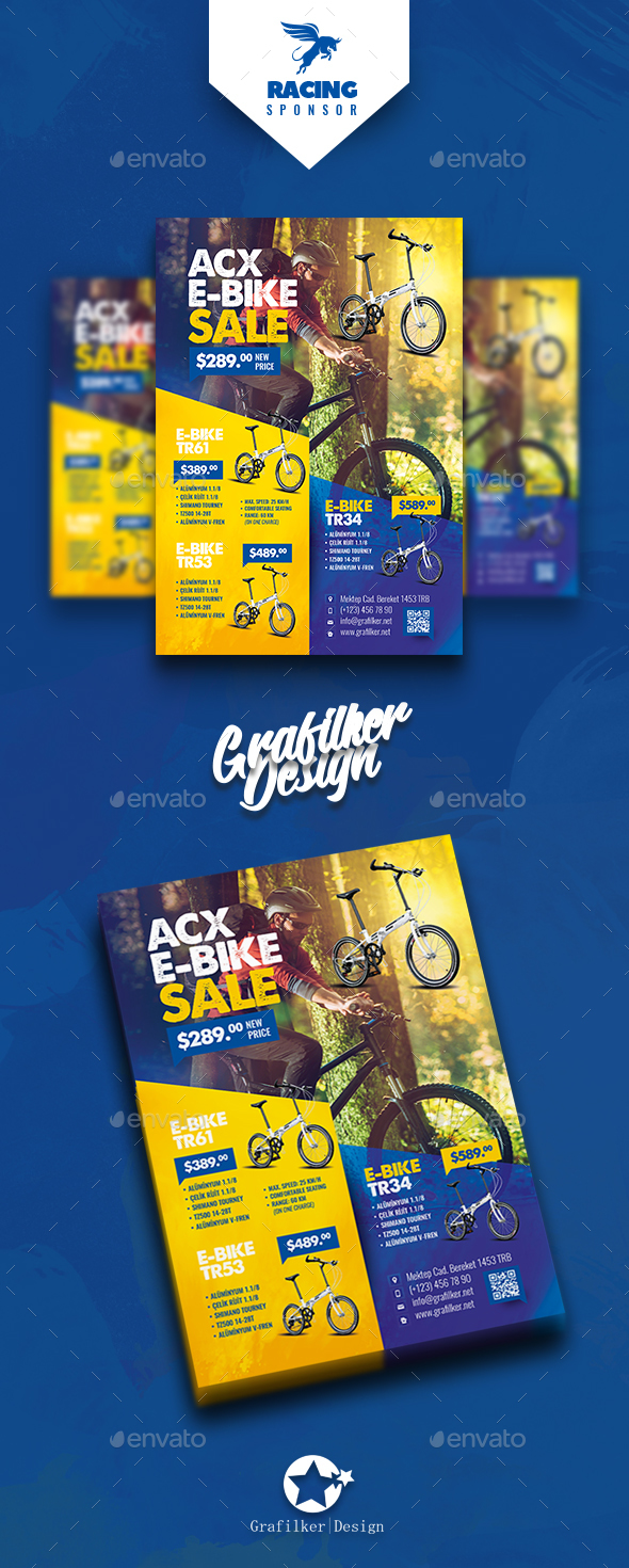 bicycle sales flyer templates by grafilker graphicriver sales flyers templates