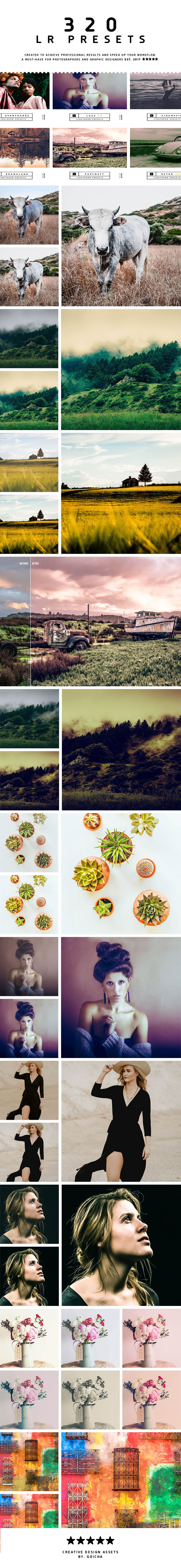 320 LR Presets Bundle - Lightroom Presets Add-ons