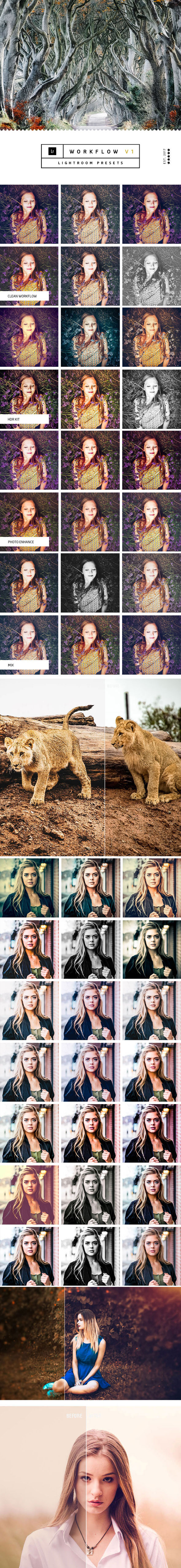 Workflow v1 Lightroom Presets - Lightroom Presets Add-ons