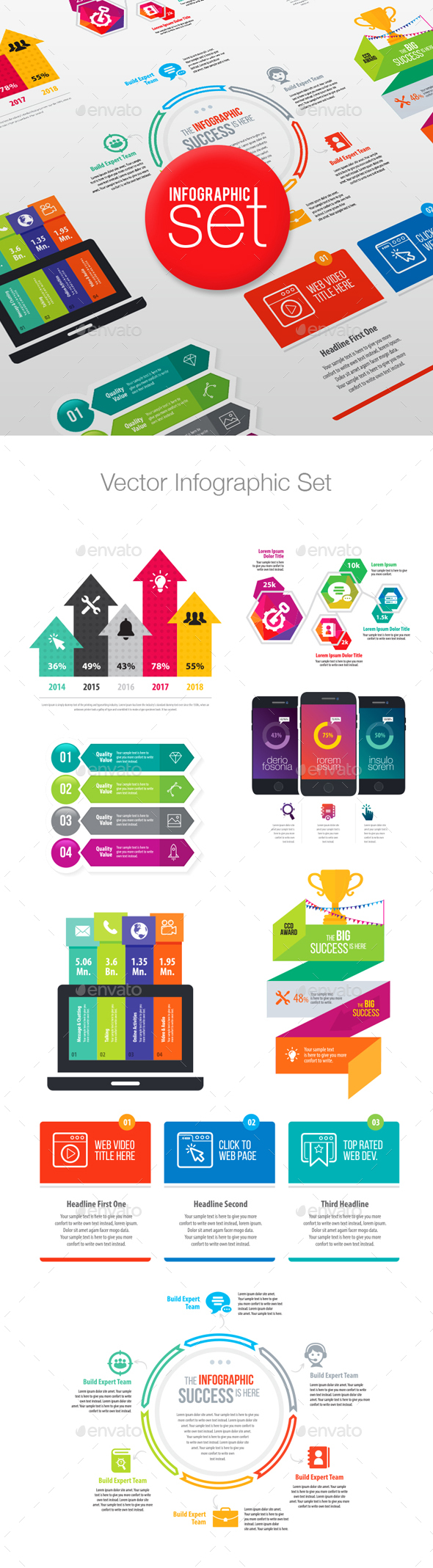 Business infographics pack - Infographics