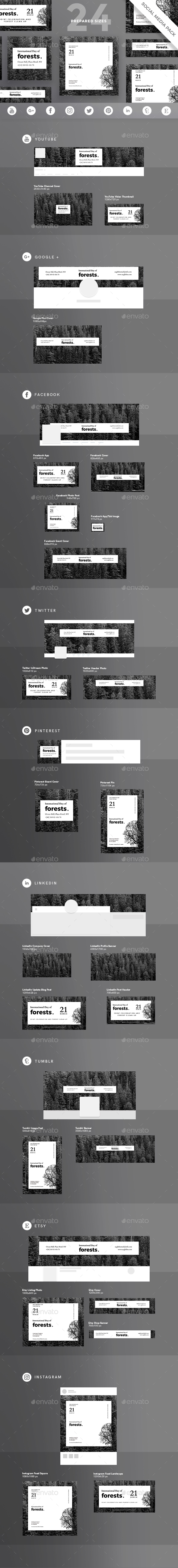 Day Of Forests Social Media Pack - Miscellaneous Social Media