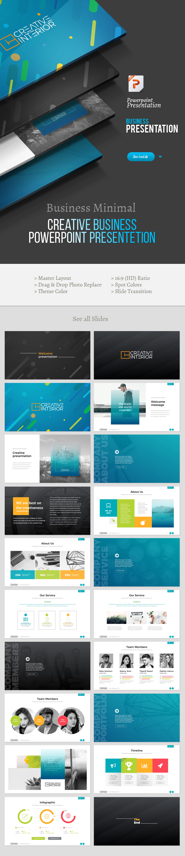 Creative Business Powerpoint Presentation - Creative PowerPoint Templates