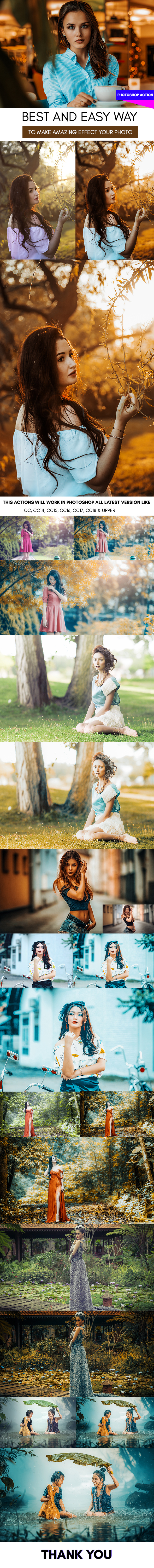 Cinema Color :: Photoshop Action - Photo Effects Actions