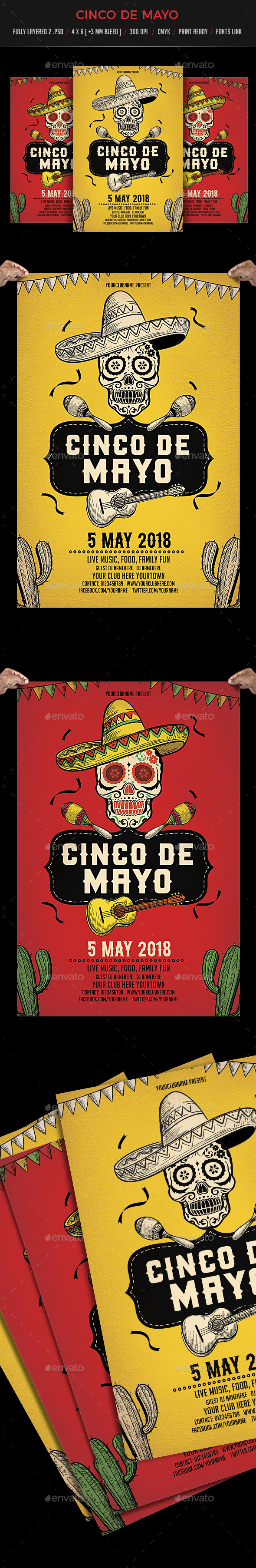 Cinco De Mayo Flyer - Events Flyers