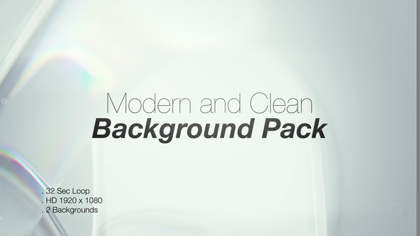 Modern Clean Backdrop Loops - 2 Pack