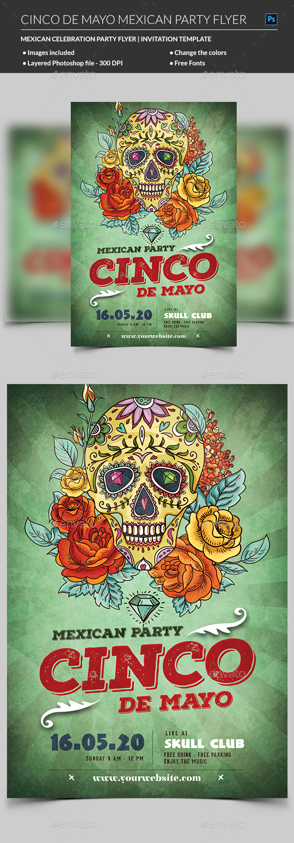 Cinco de Mayo Flyer - Events Flyers