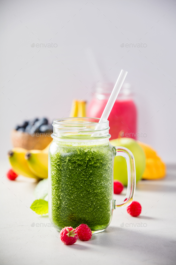 fresh smoothie - Stock Photo - Images