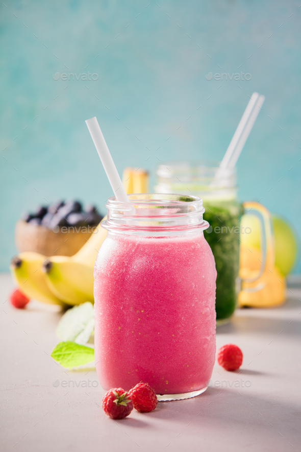 fresh smoothie - Stock Photo - Images