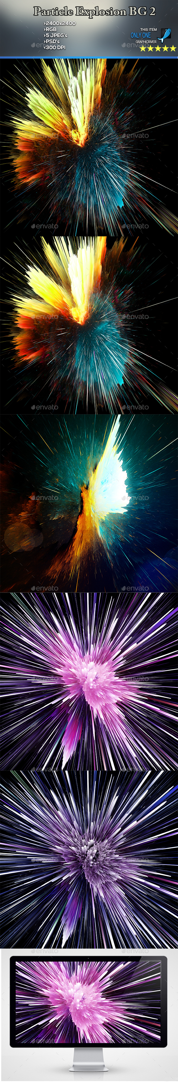 Nebula Explosion 2 - Abstract Backgrounds