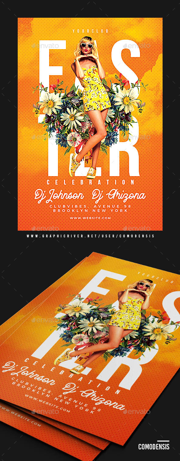 Easter Egg Party Flyer Templates - Clubs & Parties Events