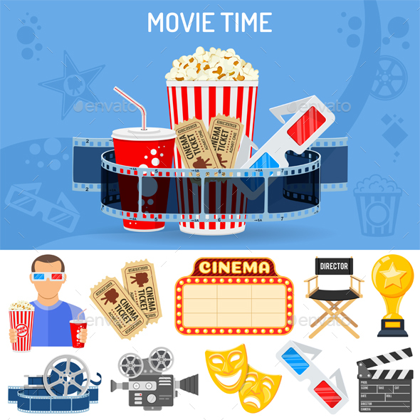 Cinema and Movie Concept - Industries Business