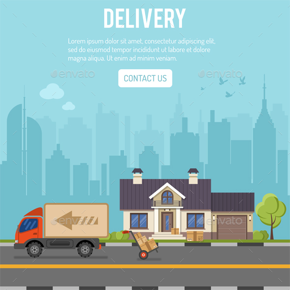 Shopping and Delivery Concept - Retail Commercial / Shopping