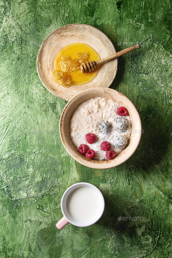 Rice porrige with berries - Stock Photo - Images
