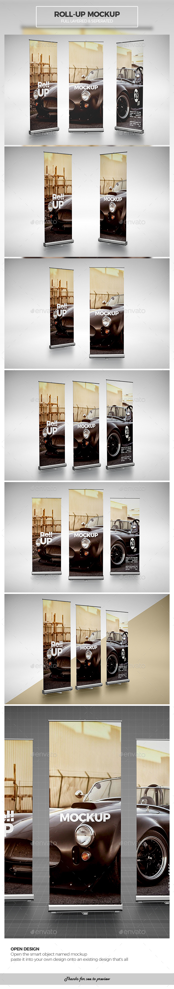 Roll Up - Mockup - Signage Print