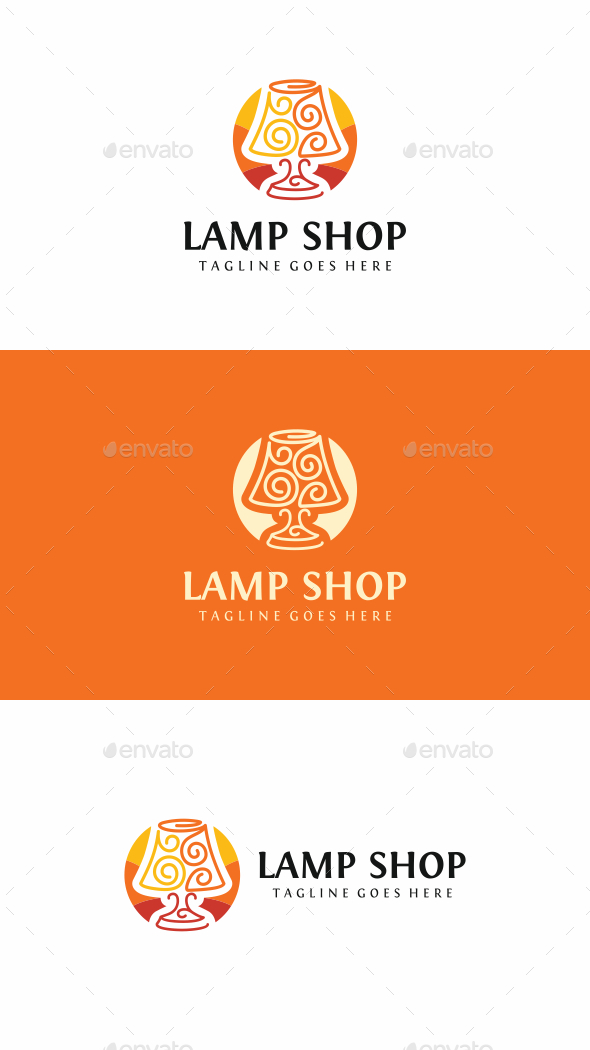 Lamp Shop Logo - Objects Logo Templates