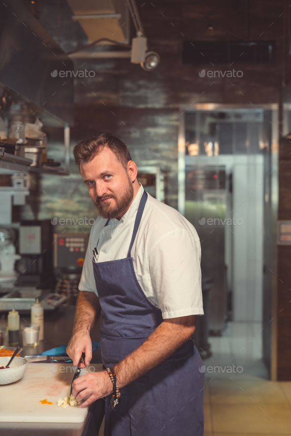 Chef in uniform - Stock Photo - Images