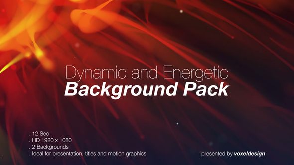 Dynamic Energetic Backdrop - 2 Pack