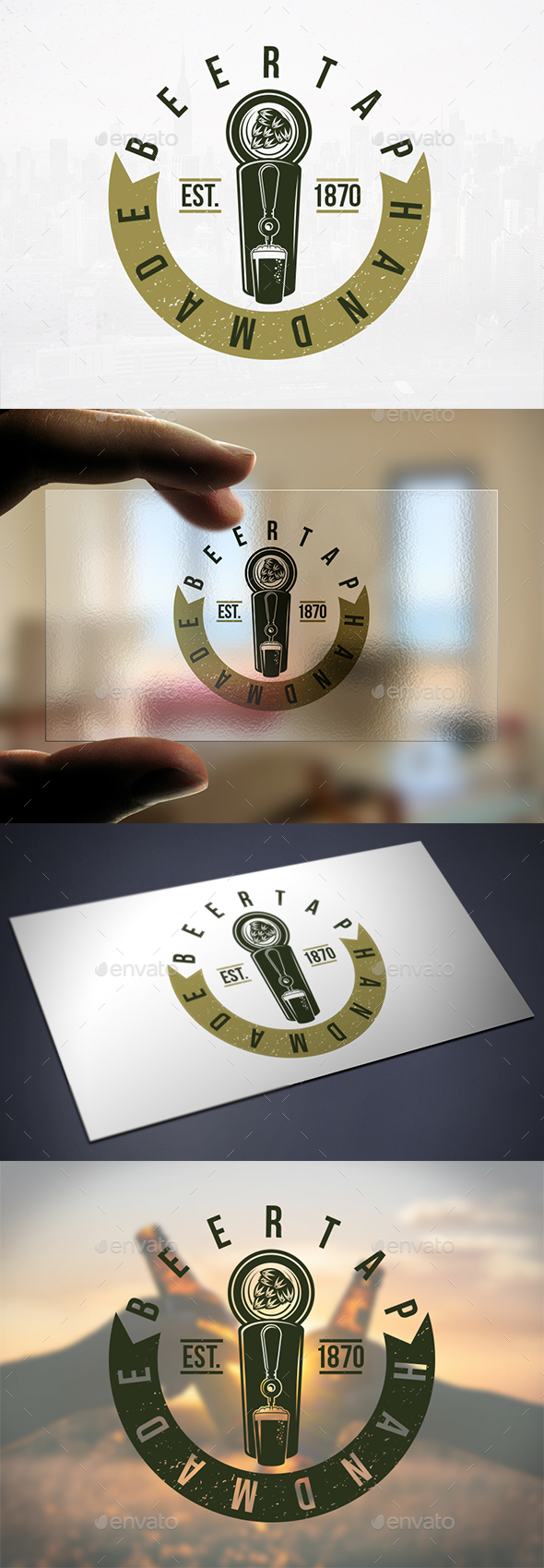 Tap House Emblem Logo - Crests Logo Templates