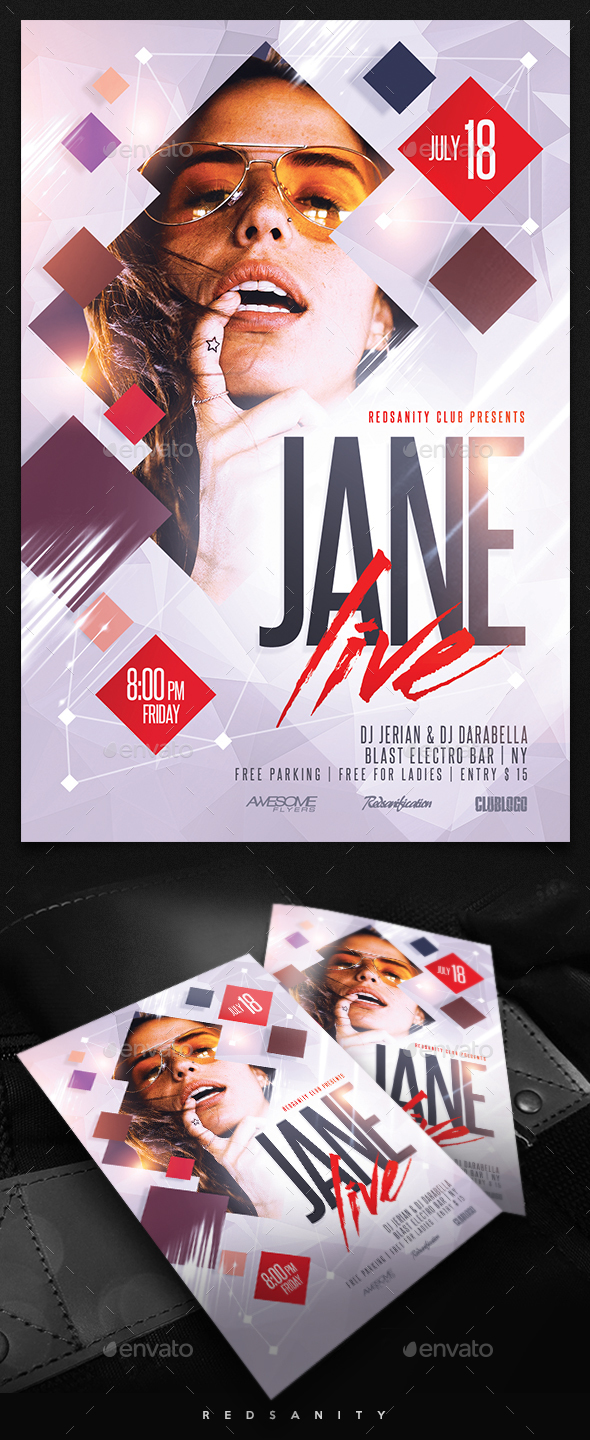 Guest DJ / Artist Flyer - Clubs & Parties Events