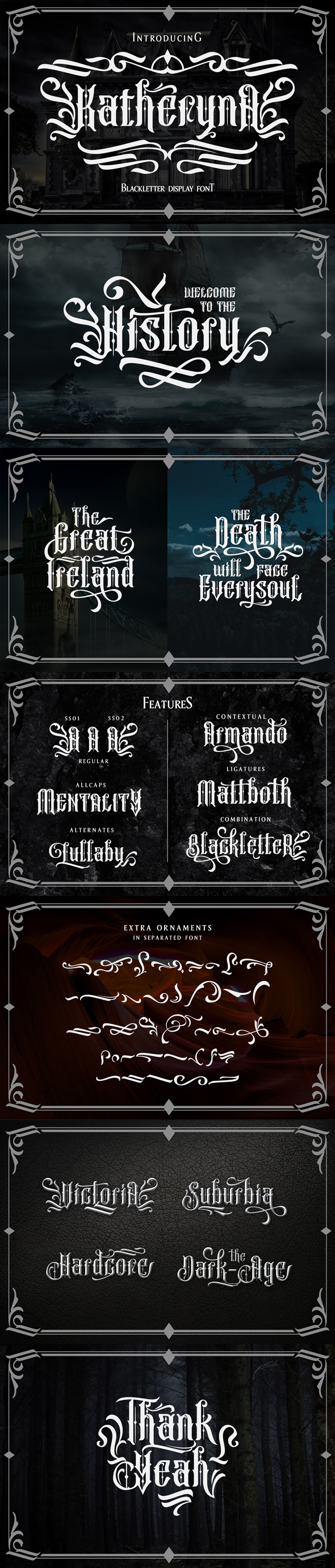 Katheryna Typeface - Miscellaneous Decorative
