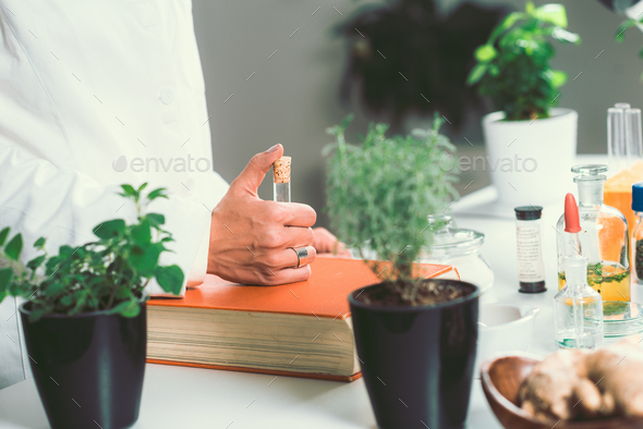 Homeopath. Homeopathic remedy preparation Stock Photo by microgen | PhotoDune