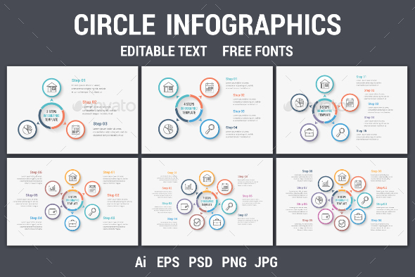 Circle Infographics - Infographics