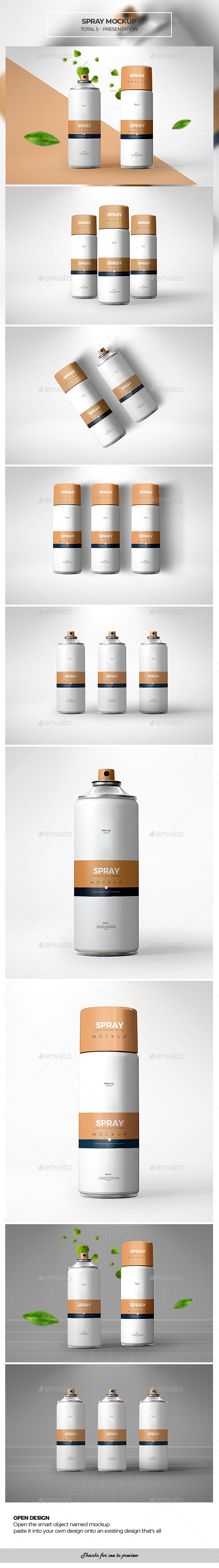 Spray Can Mock-up - Miscellaneous Packaging