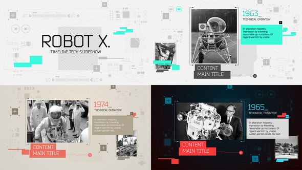 Robot X. Timeline Slideshow